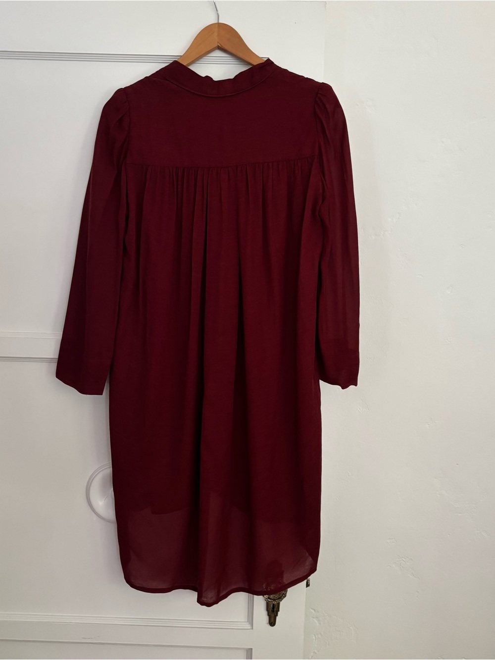 Isabel Marant Burgundy Button-Front Tunic - Picture 6 of 8